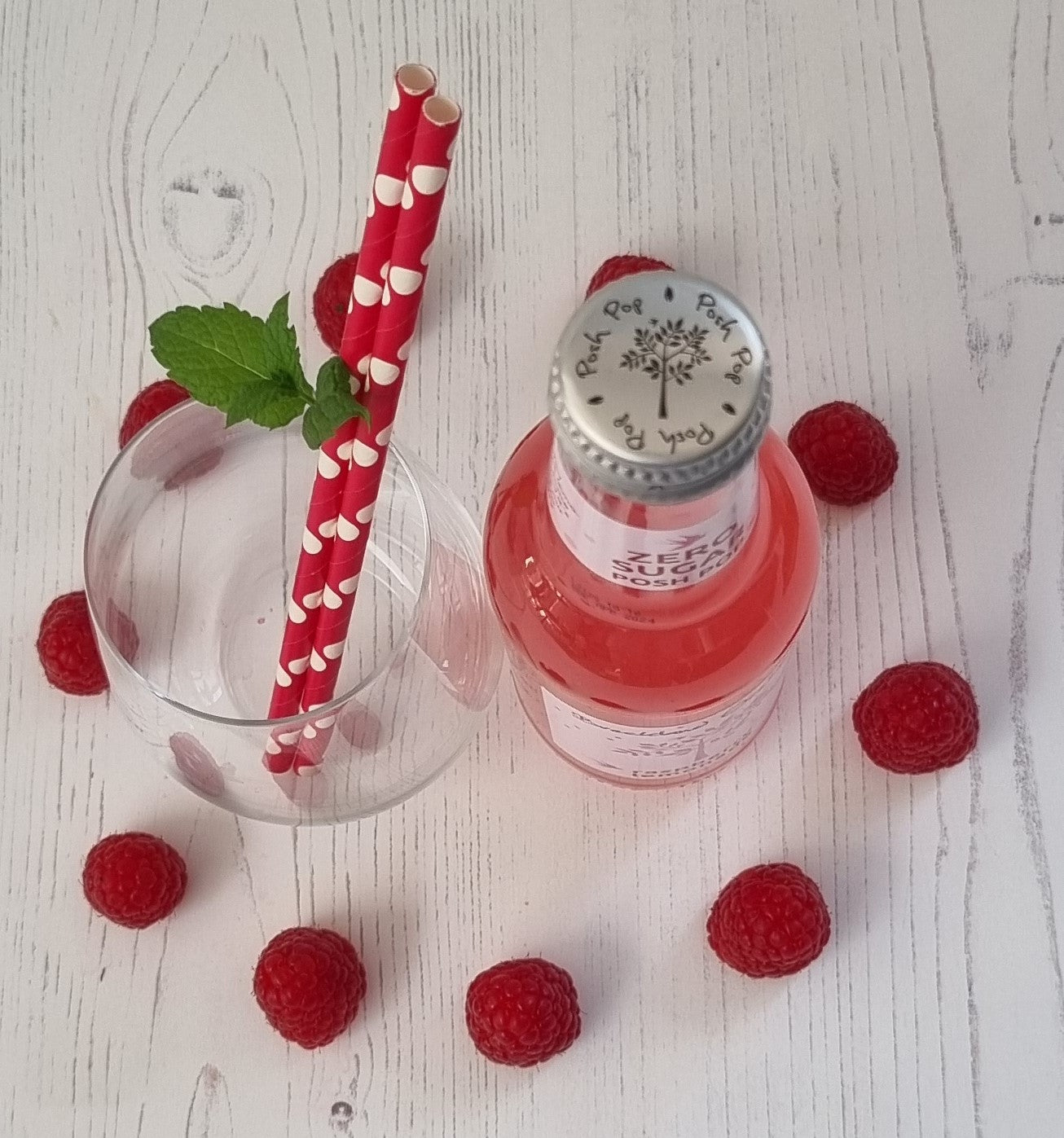 ZERO Sugar Raspberry Lemonade Posh Pop 12 x 275ml