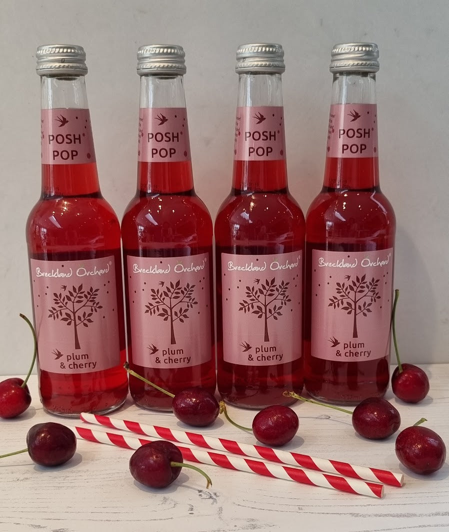 Plum and Cherry Posh Pop 275ml by Breckland Orchard