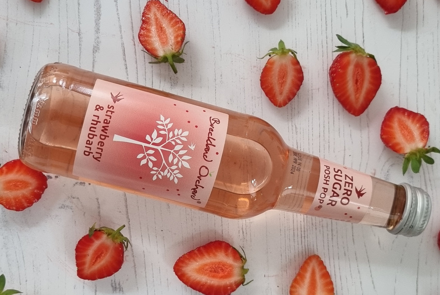 ZERO Sugar Strawberry & Rhubarb Posh Pop 12 x 275ml