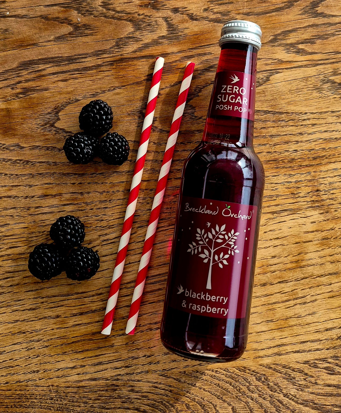Zero Sugar Blackberry and Raspberry Posh Pop  12 x 275ml