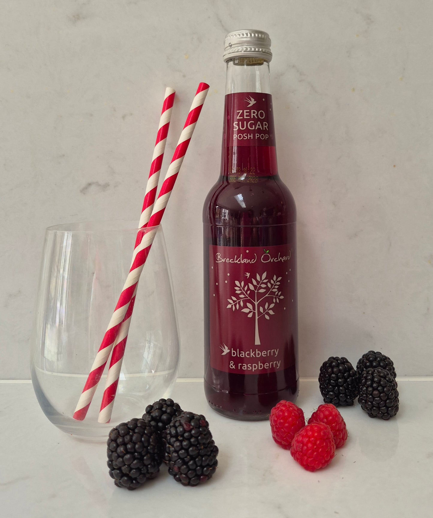 Zero Sugar Blackberry and Raspberry Posh Pop  12 x 275ml