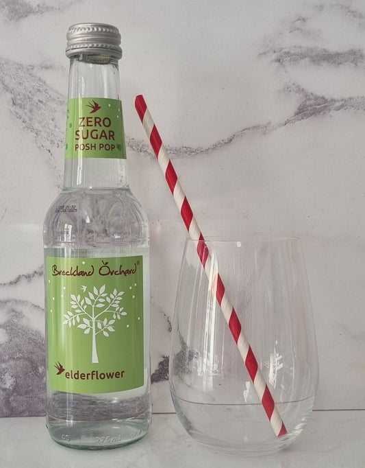 ZERO Sugar Elderflower  Posh Pop by 12 x  275ml